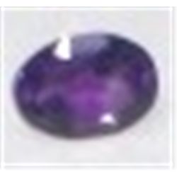 1.00 CARAT AMETHYST BEAUTIFUL OVAL CUT GEMSTONE!! GEMSTONE CAME OUT OF SAFE!!