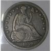 Image 1 : 1840 SEATED LIBERTY SILVER DOLLAR RED BOOK VALUE IS $975.00+ *EXTREMELY RARE EARLY EXTRA FINE GRADE