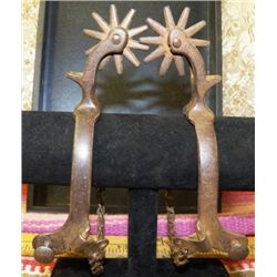 North & Judd Drop Shank spurs