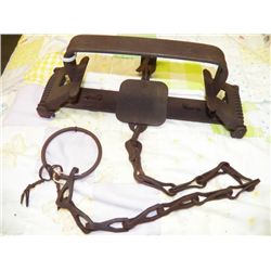 Vintage 1940's Fox Trap