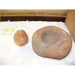 Native American Mortar Bowl