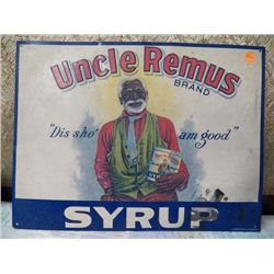 Vintage Uncle Remus Tin Sign