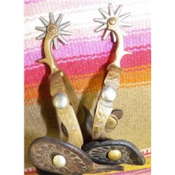 Single Spot Drop Shank Spurs