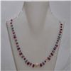 Image 1 : Tanzanite,Ruby,Pearl 87.90 CTW Necklace in Silver