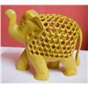 Image 1 : Wooden Elephant With Baby Inside