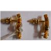 Image 2 : 3.261g Earring in 14kt 3.207g Gold,0.27 Ctw Diamond