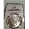 Image 1 : 1887 NGC MS-64 MORGAN SILVER DOLLAR
