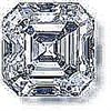 Image 1 : EGL CERT 0.7 CTW ASSCHER CUT DIAMOND F/SI1