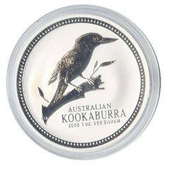 Australian Kookaburra 1 oz. Silver 2003