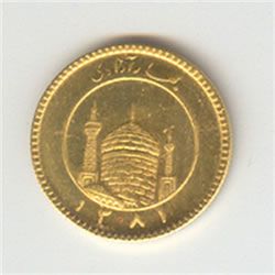 Iran 1/2 azadi gold, 1979-2004