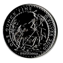 Silver Britannia One Ounce 2001