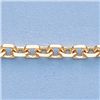 Image 2 : Genuine 16" 14k  Gold-Yellow  3.0mm D/C  Boston Chain