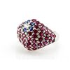 Image 2 : Genuine  3.11 ctw Ruby, Sapphire Ring 14k