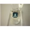 Image 1 : 29.25 CTW BLUE TOPAZ RING .925 STERLING SILVER