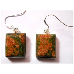 Natural 10.7 g Semi Precious .925 Sterling Earrings