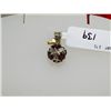 Image 1 : 11.75 CTW GARNET PENDANT .925 STERLING SILVER