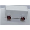 Image 1 : 17.75 CTW GARNET EARRING .925 STERLING SILVER