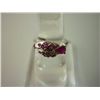 Image 1 : 13.25 CTW RUBY RING .925 STERLING SILVER