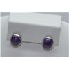 Image 1 : 20.05 CTW AMETHYST EARRING .925 STERLING SILVER