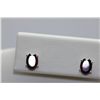 Image 1 : 7.75 CTW GARNET EARINGS .925 STERLING SILVER