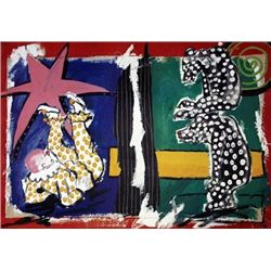 Up and Down Rolf Knie Art Print Circus Horse