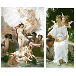 William-Adolphe Bouguereau Prints Birth of Venus,Amours