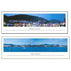 2 James Blakeway Panorama Photo Prints -Norway