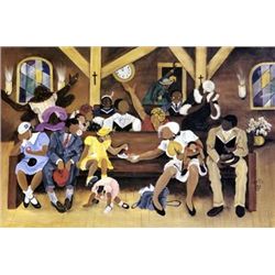 Annie Lee Black Christian Art Print Gimme dat Gum