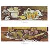 Image 1 : 2 Georges Braque Still Life Prints Lemons, Plums