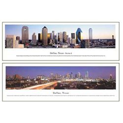 2 James Blakeway Panorama Photo Prints Dallas, Texas