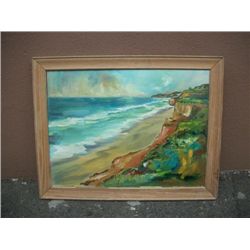 Beautiful Modern Coastal Signed - J.A. BOTKE