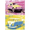 Image 1 : Michael Cheung Vintage Beetle and Vintage VW Bus Prints