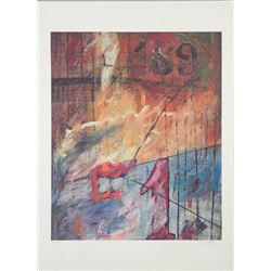 Tzvi Ben Aritz S/N Series II Lithograph Abstract Print