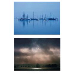 2 Hank Gans Maine Photo Prints Rockland, Caribou Point