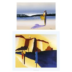 2 Patrick Ciranna Art Prints -The Divide, Sea Breeze