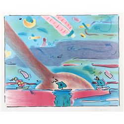 Peter Max, Sailboats, Lithograph
