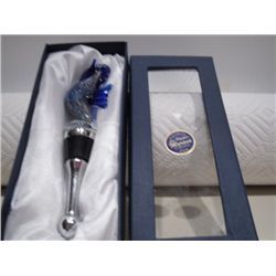 Murano Glass Wine Stopper - Seahorse