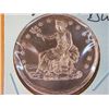 Image 1 : 1 OUNCE COPPER SITTING LIBERTY