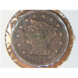 1847 LARGE CENT (U.S.A.)