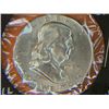 Image 1 : 1957 D FRANKLIN 1/2 DOLLAR