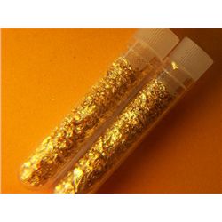GOLD (2) VIALS 22k GOLD FLAKE
