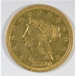 1850 $2.50 GOLD XF