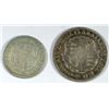 Image 2 : ANCHOR COINAGE 1822 QUARTER + 1/16 DOLLAR BRITAIN