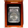 Image 2 : 2011 25Th ANNIVERSARY AMERICAN SILVER EAGLE, ICG MS-70  FIRST DAY OF ISSUE