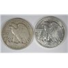 Image 2 : 1938-D FINE+ & 1940 UNC WALKING LIBERTY HALF DOLLARS