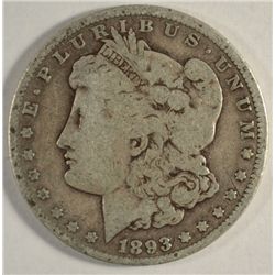 1893 MORGAN DOLLAR VG