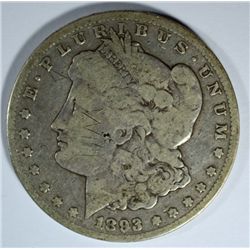 1893 CC MORGAN DOLLAR G-VG