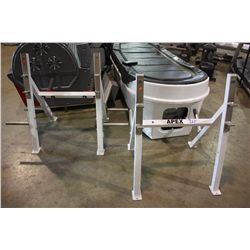 PAIR OF FREE WEIGHT AND BARBELL RACKS