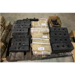 PALLET OF MACHINE WEIGHTS