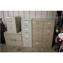 5 FILE CABINETS